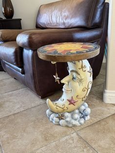 Goofy House Decor, Sun Themed Room Aesthetic, Unique Chairs For Bedroom, Ocean Apartment Decor, Odd Home Decor, Whimsigoth Sun And Moon, Cool House Items, Whimsy House Decor, Furniture That Looks Like Other Things