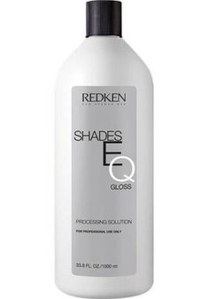 Redken Shades EQ Processing Solution Redken Eq Gloss, High Lift Hair Color, Hair Gloss, Redken Shades, Hair Toner, Dyed Blonde Hair, Redken Shades Eq, Chocolate Swirl, How To Lighten Hair