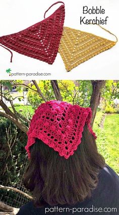 crocheted headbands are the perfect way to keep your hair from getting wet