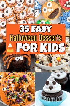 halloween desserts for kids that are easy to make