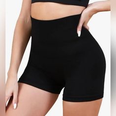 -Womens High Waist Biker, Yoga Shorts, 4 Way Stretch, Seamless Knit -Size: Medium -Yoga Shorts Are A Burgundy Maroon Color -Material: Nylon & Spandex -Approx. Measurements: Waist: 13 Inches // Inseam: 8 Inches //Length Of Shorts Waist To Bottom Of Leg: 17 Inches * Seamless Elasta-Fit Stretch Memory Fabric Slips On Your Figure Like A Second Skin * Fit: Garment Looks Smaller Unworn But Stretches Out To Your Body For A Perfect Comfortable Fit High Thick Waist For Tummy Control And Body Shaping Comp Essentials Shorts, Shorts Womens, Amazon Essentials, Short Waist, Yoga Shorts, Maroon Color, Athletic Wear, Athletic Shorts, Second Skin