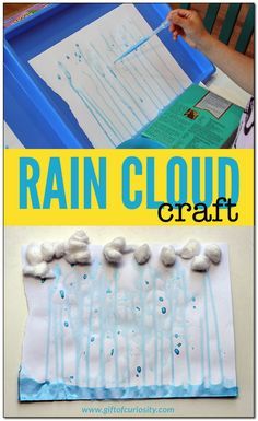 rain cloud craft for kids to make