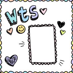 the words wfss with hearts and smiley faces