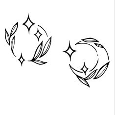 an image of two different shapes in black and white on a white background, one is drawn