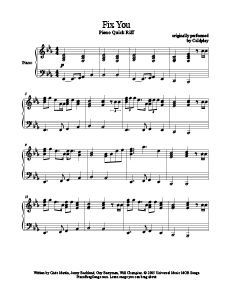 sheet music with the words exit you on it