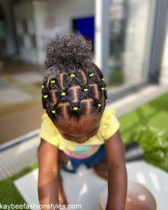 Colored Rubber Bands Hairstyles, Easy Rubber Band Hairstyles For Kids, Cute Rubber Band Hairstyles Black, Kids Rubber Band Hairstyles, Natural Hair Styles Easy Rubber Bands, Colorful Rubber Band Hairstyles, Elastic Hair Bands Hairstyles, Little Black Girls Braided Hairstyles