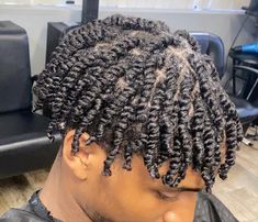 High Top 2 Strand Twist Men, Short Two Strand Twist, Strand Twist Men, Mens Twists, Afro Hair Color, Male Braids