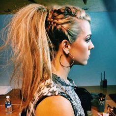 Workout Hair, Cool Hairstyles For Girls, Punk Hair, Festival Hair, Hair Girl, Dance Competition, Boho Hairstyles, Hair Envy