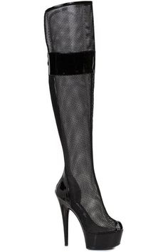 609-IVY Thigh Boot | Black Patent-Ellie Shoes-SEXYSHOES.COM Black Thigh-high Wide Calf Boots, Black Wide Calf Thigh High Boots, Black Thigh High Platform Boots For Club, Black Thigh-high Platform Boots For Club, Black Fitted Knee-high Platform Boots, Fitted Black Knee-high Platform Boots, Edgy Fitted Platform Boots For Evening, Fitted Edgy Platform Boots For Evening, Black Fitted Thigh-high Platform Boots