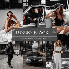 Luxury Black - Lightroom Presets from Flourish Presets: Lightroom Presets & LUTs - Just $9! Shop now at Flourish Presets. Black Preset, Luxury Vibes, Adobe Photo, Lr Preset, Edit Photos, Outdoor Portraits, Edit Your Photos, Photography Games