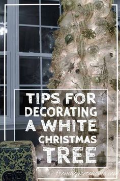 How To Decorate An All White Christmas Tree