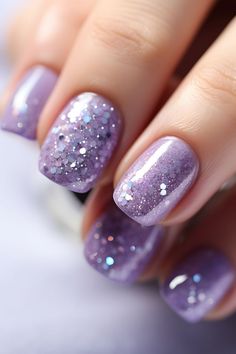 Pastel Violet Nails, Nails Violet, Art Nail Ideas, Nail Aesthetics, Nail Vibes, Pastel Violet, Nail Shades, Violet Nails, Nail Glam