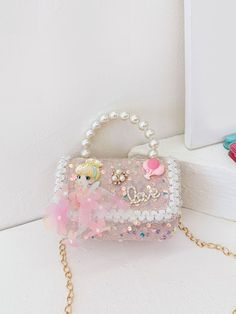 Pearl Clutch Bag, Pearl Clutch, Pearl Decorations, Cute Princess, Princess Style, Kids Beachwear, Square Bag, Jewelry Bags, Evening Party