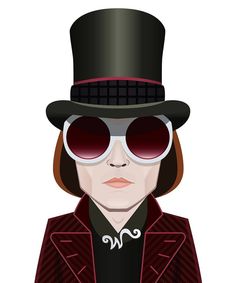 a person wearing sunglasses and a top hat with the word love written on it art print