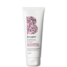 Enhance and protect your hair with Farewell Frizz™ Blow Dry Perfection & Heat Protectant Crème from Briogeo. This heat-protectant finishing cream minimizes frizz, smooths hair, enhances shine and protects against heat up to 450°F. A blend of rosehip, argan, and coconut oils seal the hair cuticle to boost hydration and keep humidity that causes frizz at bay. Hair is left smooth, lustrous, and manageable. Key Ingredients: Rosehip Oil: protects the hair from UV and free radical damage. Argan Oil: p Anti Frizz Hair, Heat Protectant Hair, Frizz Free Hair, Heat Protectant, Styling Cream, Frizz Control, Hair Cream, Rosehip Oil, Heat Styling Products