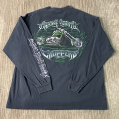 Vintage 2000s Orange County Choppers Motorcycle Biker Y2K Aesthetic Streetwear Black Graphic Long Sleeve Shirt Extra Large Mens Condition:  Excellent Used Condition  = No Flaws Measurements: Please see photos above for all measurements IF YOU BUY TWO OR MORE ITEMS USE THE CODE BUNDLE @ CHECK TO SAVE 20% WE SHIP WITHIN 24 HOURS AFTER PURCHASE! Please be aware that we do not offer free returns!! The Buyer is responsible for the cost of the return label.  Follow us on TikTok & Instagram @findsnosta Black Biker Streetwear Tops, Casual Long Sleeve T-shirt For Motorcycling, Biker Long Sleeve Streetwear T-shirt, Biker Long Sleeve T-shirt For Streetwear, Biker Style Long Sleeve Streetwear T-shirt, Biker Style Long Sleeve T-shirt For Streetwear, Black Long Sleeve Biker T-shirt, Black Long Sleeve Tops For Biker Events, 2000s Male Fashion