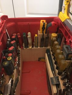 a toolbox filled with lots of different tools