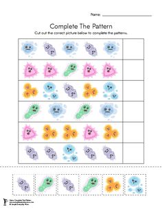 the worksheet for comparing patterns and numbers to make them look like they are in different