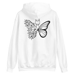 Present the Butterfly Wings Messy Bun Woman hoodie as a heartfelt gift to anyone facing the daily battles of chronic illness. It's a beautiful way to show your support, understanding, and appreciation for their strength. Let this hoodie serve as a beacon of hope, reminding them of the transformative power within and the collective spirit of the chronic illness community. Be rewarded with 15% off your first purchase subscribepage.io/MNkjtz  Everyone needs a cozy go-to hoodie to curl up in, so go for one that's soft, smooth, and stylish. It's the perfect choice for cooler evenings! * 50% pre-shrunk cotton, 50% polyester * Fabric weight: 8.0 oz/yd² (271.25 g/m²) * Air-jet spun yarn with a soft feel and reduced pilling * Double-lined hood with matching drawcord * Quarter-turned body to avoid c Butterfly Christmas, Dysautonomia Pots, Woman Hoodie, Rare Disease, Invisible Illness, The Collective, Butterfly Wings, Chronic Illness, Messy Bun