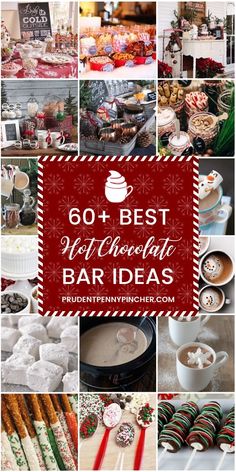 the top 50 best hot chocolate bar ideas for christmas and new year's eve