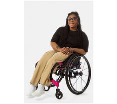 Stay comfortable all day while enjoying the convenience of these durable wheelchair pants specially designed with a customized rise and handy zip pockets. From No Limbits. Disabled Fashion, Wheelchair Fashion, Wheelchair Friendly, Womens Khakis, Mobility Aids, Crutches, Wheelchair, Zip Pockets, Full Length