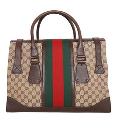 , Gucci Boston brown monogram and leather weekend travel bag. Features original GG monogram canvas with leather accents, Supreme web design, double rolled handles, front flap closure with buckles, silver-tone hardware, 5 bottom feet for protection, and large interior with zipper pocket. Add your clothes, laptop, and much more for the perfect getaway. FAA approved for all airlines. ity tag: 131179 002053 Made in Italy Boston Weekend, All Airlines, Leather Formal Shoes, Weekend Travel, Gg Monogram, Prada Designer, Leather Accents, Bag Packaging, Inspirational Images