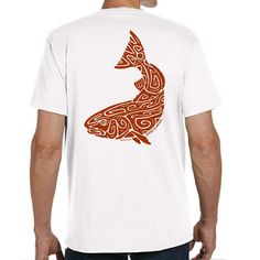 Red Drum / Spot Tail Bass Fish Design is part of our Primal Line. It is Hand Screen Printed on a soft 5.4 oz. 100% ring spun cotton shirt. It is available in Ladies and Men's sizes: Small Medium Large XL XXL Both Men's and Women's shirt have a soft, mid-weight feel with an accurate and comfortable fit. We wear them, so I get the good stuff :-) © 2014 CharlestonApparel.com. All Rights Reserved. To view more shirts in our shop please click here: http://www.etsy.com/shop/CharlestonApparel Christmas Fishing, Bass Design, Gift For Fisherman, Bass Fish, Fishing Gift, Red Fish, Fishing Gifts, Hand Screen Printed, Fish Design