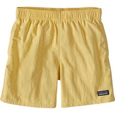 We're stoked to see that these popular multi-functional shorts are now in a size designed for our babes. These shorts excel in and out of the water, thanks to the quick-drying recycled materials, so our kiddos are just as comfortable splashing around as they are on the ride home. Casual Bottoms With Built-in Shorts For Summer Activities, Casual Short Swim Trunks For Summer Activities, Casual Shorts For Summer Activities, Sporty Short Swim Trunks For Summer Activities, Patagonia Nylon Shorts For Outdoor Activities, Patagonia Moisture-wicking Summer Bottoms, Patagonia Nylon Shorts For Outdoor, Patagonia Nylon Outdoor Shorts, Patagonia Nylon Casual Shorts