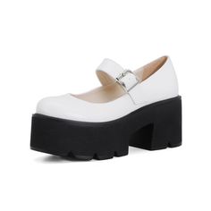 Gender: For Women Style: Fashion,KoreanOccasion: Casual,Party/Club,Office/Career,DressHeel Height: 7.5cmPlatform Height: 6cmSeason: Spring,Summer,Fall/Autumn,WinterPackage Contents: 1 x Shoes (Pair)Size Guide:28 = foot length 18.5-19cm (Foot width=6.5-7cm)29 = foot length 19-19.5cm (Foot width=7cm)30 = foot length 19.5-20cm (Foot width=7-7.5cm)31 = foot length 20-20.5cm (Foot width=7.5cm)32 = foot length 20.5-21cm (Foot width=7.5-8cm)33 = foot length 21-21.5cm (Foot width=8cm)34 = foot length 21 Heels Platform Pumps, Platform Casual Shoes, Women Heel, Club Office, Lady Mary, Womens Mary Janes, Buckle Ankle Boots, Heels Platform, Platform Block Heels