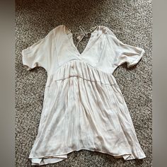 Lightweight Cream Babydoll Dress From A Boutique, Never Worn, It Is So Cute On But Unfortunately Too Short For Me. Too Short, Babydoll Dress, Baby Dolls, So Cute, Colorful Dresses, Mini Dress, Boutique, Womens Dresses, Cream