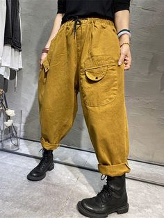 Long Pants Casual, Unique Pants, Black Harem Pants, Sleeveless Short Dress, Long Shirt Dress, Fashion Seasons, Pants Color, Long Shirt, Trendy Tops