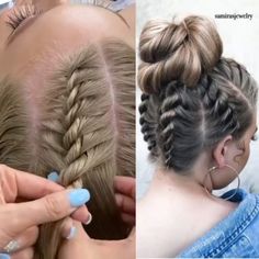 Competition Hair, Girl Hair Dos, Hair Braid Videos, Fulani Braids, Peinados Fáciles Para Cabello Corto, Penteado Cabelo Curto, Braided Hairstyles Tutorials, Hairdo For Long Hair