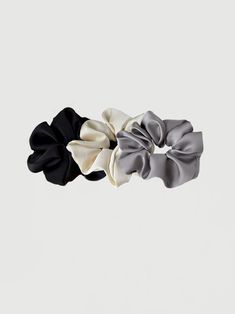 Elevate your hair game with our Soft Silk Satin Hair Tie 3 pack from Ulivary. Discover the perfect blend of aesthetics and practicality that our hair ties bring to your daily routine. Crafted with luxurious satin, these hair ties are designed to keep your hair looking flawless while adding a touch of elegance to your style. Ultra-Soft Silk Satin Material: Our hair ties are made from premium satin that's gentle on your hair, preventing breakage and reducing hair creases. Three Chic Colors: This 3 Daily Hair Routine, White Backround, Silk Hair, Hair Routines, Hair Game, Satin Material, Elegant Hairstyles, Pink Beige, All Hair Types