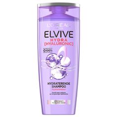 L'Oréal Paris Elvive Hyaluronic Hydratatie Shampoo | Kruidvat NL Elvive Shampoo, Loreal Shampoo, Cheap Shampoo, Loreal Hair, Bouncy Hair, Basic Skin Care Routine, Hydrating Shampoo, Volumizing Shampoo