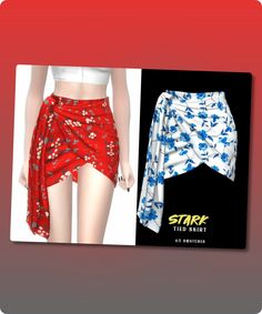 Sims 4 Clothing CC: Stark Tied Skirt Skirt Sims 4 Cc, Sims 4 Skirt, Skirt Sims 4, Gym Skirt, Sims Fashion, Abigail Dress, Cc Sims4, Sims 4 Cc Download, Best Sims