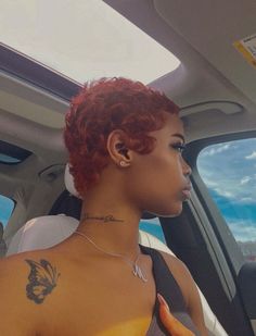 Short Hair Pixie Cuts Black Women, Red Pixie Haircut, Short Relaxed Hairstyles, Short Hair Images