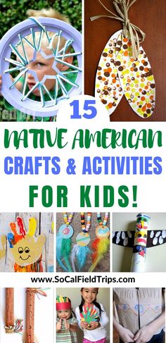 the top 15 native american crafts and activities for kids