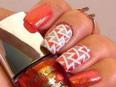 Stamping Nail Art Red Geometric Nails, Fall Geometric Nail Designs, Fall Nails With Stamping, Red Aspen Mani Mix Up, Red Stamped Nails, Nail Stamper, Nail Art Inspiration