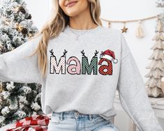 Sublimation Shirts, Sublime Shirt, Merry Christmas Png, Mama Png, Christmas Mom, Retro Aesthetic, Heartfelt Gifts, Christmas Png, Holiday Gathering