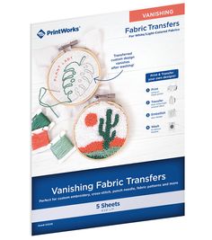 the package includes three different embroidery designs