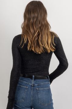 FEMME BLACK KNIT BOW TOP – L'ABEYE Stretch Fine Knit Top For Party, Fine Knit Crew Neck Top For Party, Party Fine Knit Crew Neck Top, Textured Knit Winter Crop Top, Stretch Crew Neck Knit Top For Night Out, Textured Knit Fitted Crop Top, Fitted Turtleneck Sweater For Party, Stretch Fine Knit Top For Night Out, Fall Party Crop Top With Crew Neck