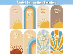 an assortment of printable bookmarks with the words, love you to the sun and back