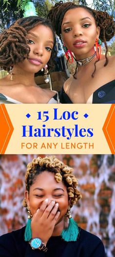 Locs Hairstyles For Women Long Lengths, Starter Loc Hairstyles For Black Women, Mid Back Loc Styles, No Tension Loc Styles, Hairstyle For Locs Black Women, Short Curly Locs Black Women, Short Locs Wedding Hairstyles, Style Long Locs, Long Dreadlocks Hairstyles Black Women