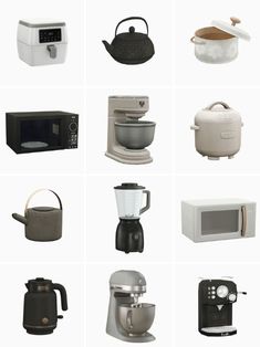 there are many different types of appliances on this page