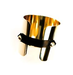 Bond Cuff With Black Leather Closure Adjustable Solid Brass Logo Engraved Mens Fashion Jewelry, Trending Necklaces, Jewelry Fashion Trends, Leather Items, Lead Time, Gold Material, Sterling Silver Necklaces, Solid Brass, Fashion Brand