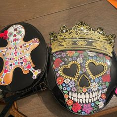 Brand New Never Used Still With Tags Halloween Themed Bags By Betsey Johnson. Novelty Black Bag For Gift, Halloween Gift Crossbody Bag, Black Crossbody Bag For Halloween, Novelty Black Bags For Halloween, Novelty Black Halloween Bags, Halloween Bags, Betsey Johnson Bags, Mama Bear, Halloween Themes