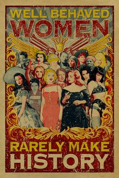 an old poster with some women on it