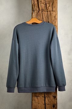 Designed exclusively for terrain and printed on soft 100% cotton fabric, this sweatshirt is an everyday favorite for lounging, gardening, or running errands around town. | Cotton Sweatshirt by Terrain in Blue, Size: Smallmall, Cotton/Iron at Anthropologie Running Errands, Anthropologie, Cotton Fabric, Size Small, Running, Sweatshirts, Fabric, Blue, Design