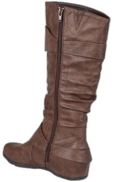 Winter Wide Calf Mid-calf Faux Leather Boots, Winter Wide Calf Faux Leather Mid-calf Boots, Winter Mid-calf Boots For Wide Calves In Faux Leather, Casual Wide Calf Mid-calf Boots In Faux Leather, Casual Wide Calf Knee-length Boots, Wide Calf Mid-calf Faux Leather Boots, Wide Calf Mid-calf Boots For Fall, Brown Wide Calf Mid-calf Boots, Mid-calf Boots For Fall