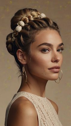 Elegant Boho Braided Updo Styles for 🌺 Boho Braids Updo Black Women, Boho Braids Updo, Boho Braided Updo, Knotless Braids Updo, Updo Black Women, Black Braided Updo, Braids Updo, Boho Knotless Braids, Boho Updo